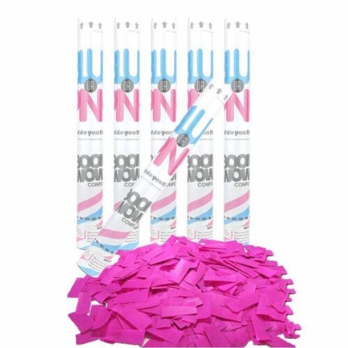 Gender Reveal Cannon Confetti 45cm- Baby Gender Surprise