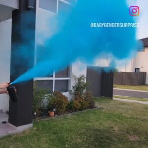 Fire Extinguisher Gender Reveal Blue