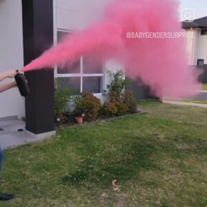 Fire Extinguisher Gender Reveal Pink