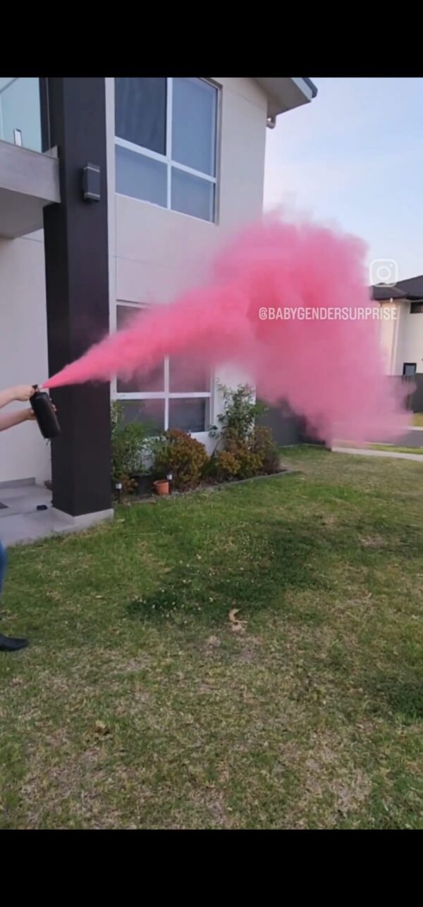 Fire Extinguisher Gender Reveal Pink