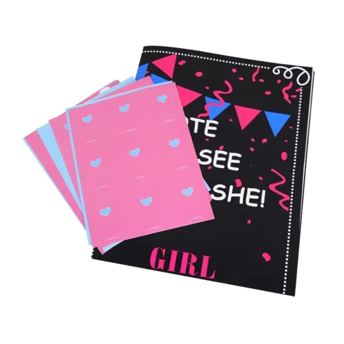 Gender Reveal Team Boy or Girl Tally Board Baby Gender Surprise