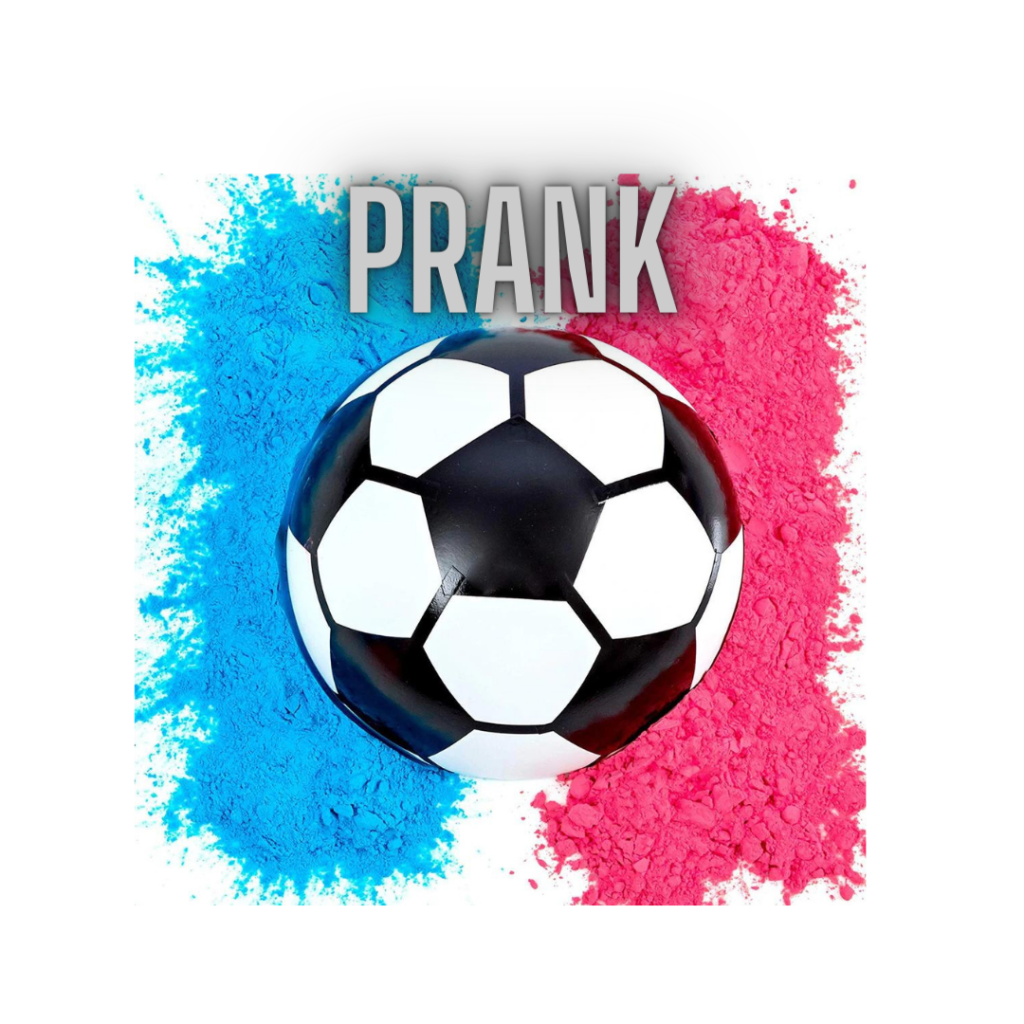 Gender Reveal Soccer Ball Prank