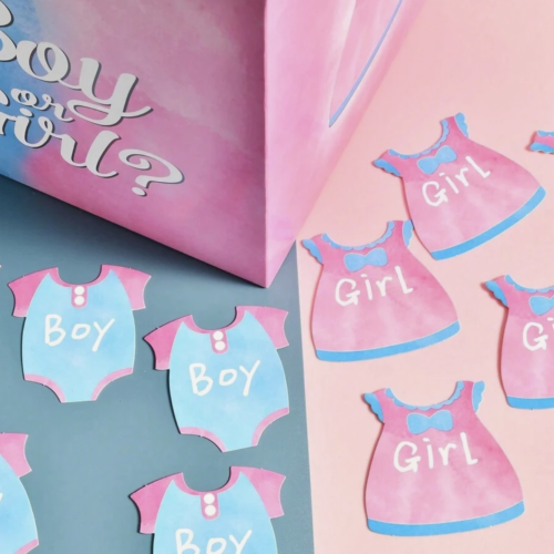 Gender Reveal Voting Box (40 pcs) Baby Gender Surprise